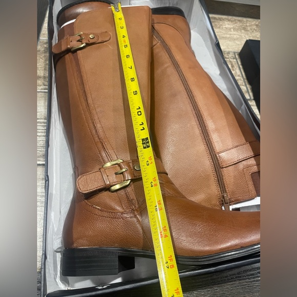 NEW Naturalizer Casual Jean Leather Riding Boots NEW 🤎 - Picture 9 of 9